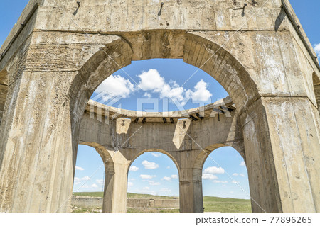 ruins of potash plant in Antioch, Nebraska 77896265