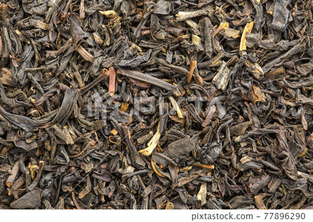 texture of Chinese oolong black tea 77896290