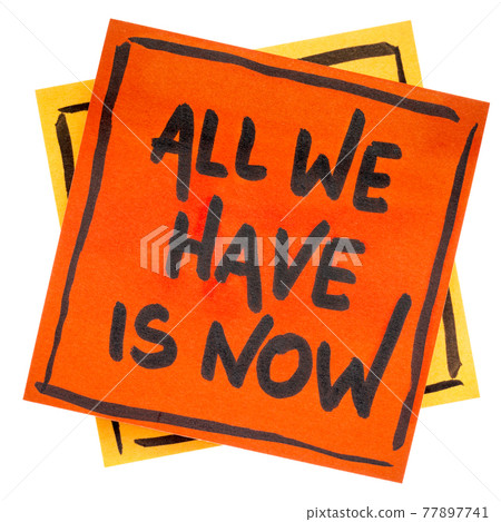 All we have is now inspirational reminder 77897741