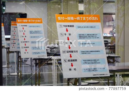自衛隊電暈疫苗大規模接種場 77897759