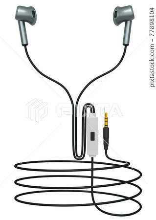 3D rendering of gaming earphones phones for cloud gaming and streaming 77898104