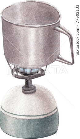 Camper and accessory with device watercolor Camper and accessory with device watercolor 77902132