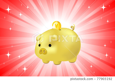 金存錢罐和錢 3 77903192