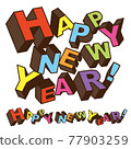 POP 三維新年快樂字母表 77903259