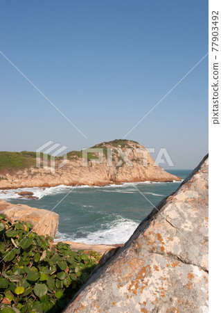 a View of sea and mountain, Shek O, Hong Kong 77903492