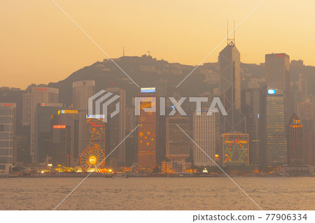 30 Dec 2006 view of Hong Kong skyline as seen from Tsim Sha Tsui, 30 Dec 2006 view of Hong Kong skyline as seen from Tsim Sha Tsui, 77906334