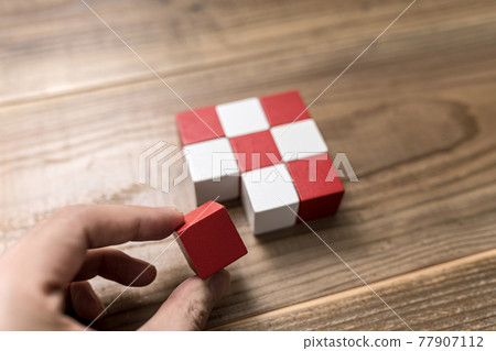 bloc, cube, cubes 77907112