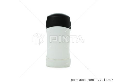 Blank bottle of deodorant isolated on white background Blank bottle of deodorant isolated on white background 77912807