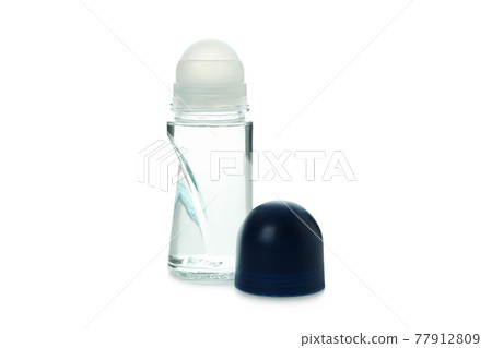 Blank bottle of deodorant isolated on white background Blank bottle of deodorant isolated on white background 77912809