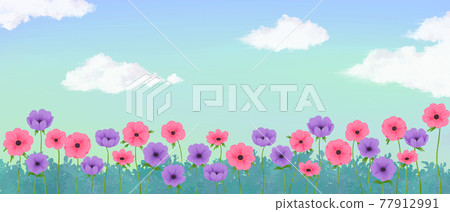 spring flower frame 77912991