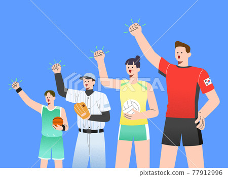 Overcome covid era together, atheletes up Overcome covid era together, atheletes up 77912996