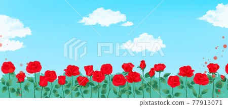 spring flower frame spring flower frame 77913071