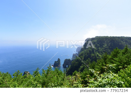 2020年夏天岩手縣北山崎市及周邊的景色 2020年夏天岩手縣北山崎市及周邊的景色 77917234