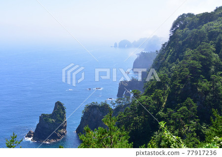 Scenery of Kitayamazaki, Iwate Prefecture and its surroundings in the summer of 2020 77917236