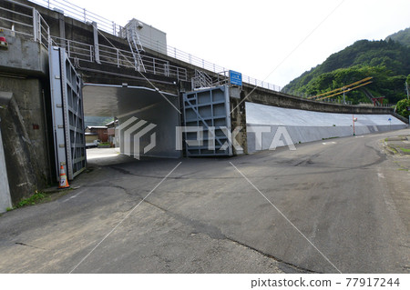 Scenery of Kitayamazaki, Iwate Prefecture and its surroundings in the summer of 2020 77917244