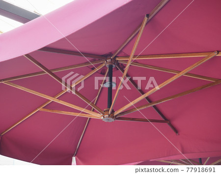 bordeaux red umbrella for alfresco bar 77918691