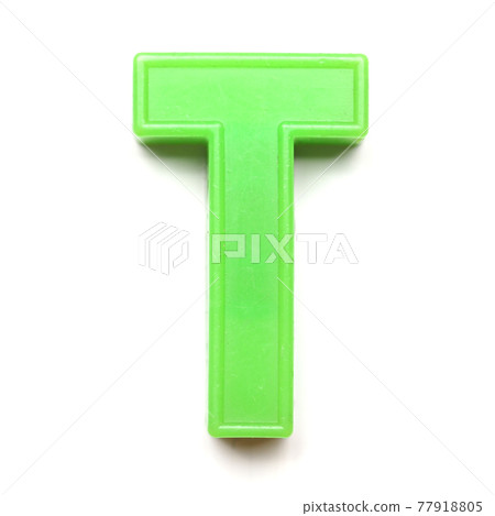 Magnetic uppercase letter T 77918805