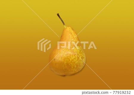 pear over matching colour background pear over matching colour background 77919232