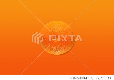 orange over matching colour background orange over matching colour background 77919234