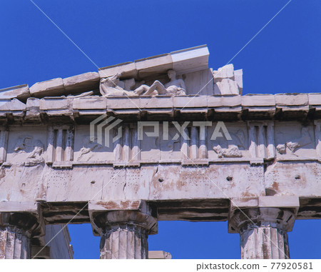 希臘帕台農神廟雕塑 77920581
