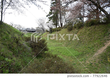 鈴岡城跡:主圍場至二圍場的空曠護城河 鈴岡城跡:主圍場至二圍場的空曠護城河 77922646