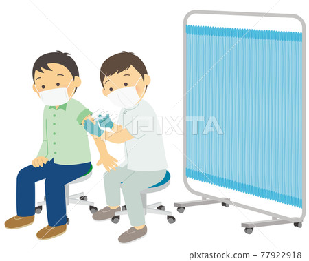 Vaccinated men 77922918