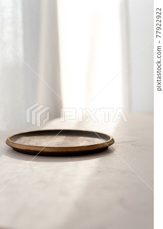 Kasama-yaki plate brown Kasama-yaki plate brown 77922922