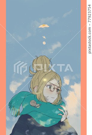 Fried egg and glasses girls Fried egg and glasses girls 77923754