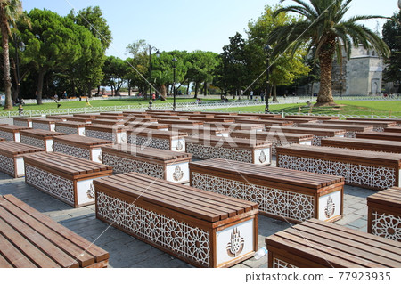 藍色清真寺（伊斯坦布爾）周圍的風景 77923935