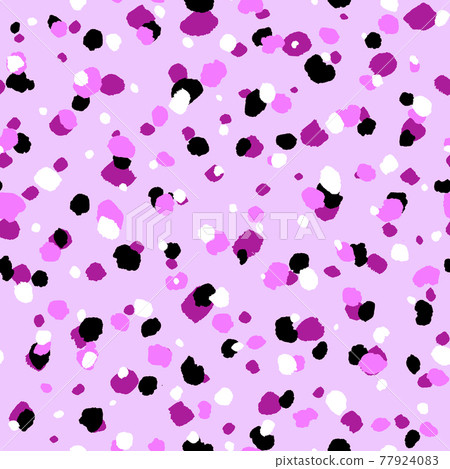 Abstract modern leopard seamless pattern. Animals trendy background. Pink and black decorative vector stock illustration for print, card, postcard, fabric, textile. Modern ornament of stylized skin Abstract modern leopard seamless pattern. Animals trendy background. Pink and black decorative vector stock illustration for print, card, postcard, fabric, textile. Modern ornament of stylized skin 77924083