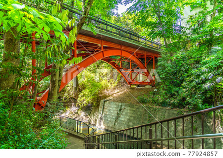 Cityscape of Tokyo Scenery around Todoroki Valley Golf Bridge Cityscape of Tokyo Scenery around Todoroki Valley Golf Bridge 77924857