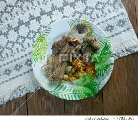 Boiled Gigot 77925365