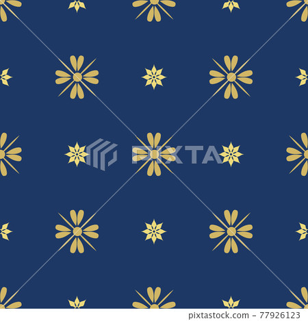 Dark blue background with beautiful golg ornament Dark blue background with beautiful golg ornament 77926123