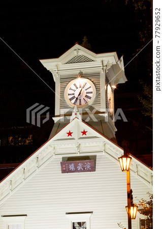 Hokkaido_Sapporo Clock Tower night view Hokkaido_Sapporo Clock Tower night view 77929652