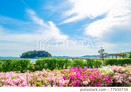 從竹島眺望，海濱文學紀念館<愛知縣蒲郡市> 77930739