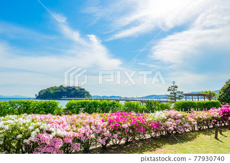從竹島眺望,海濱文學紀念館<愛知縣蒲郡市> 從竹島眺望,海濱文學紀念館<愛知縣蒲郡市> 77930740