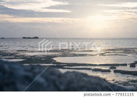 與潮汐的夜景 與潮汐的夜景 77931133