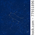 Winter constellations: Gemini and surrounding stars 77931896