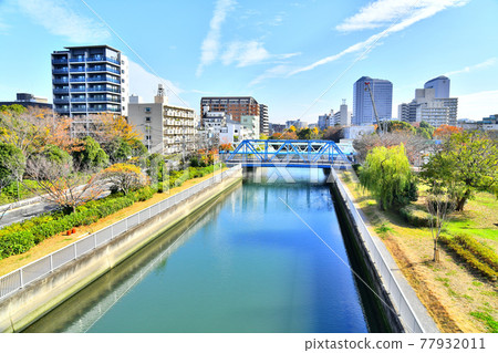View toward Sakikawabashi from Kiba Park / Kiba Park Ohashi (Koto-ku, Tokyo) [2020.11] 77932011