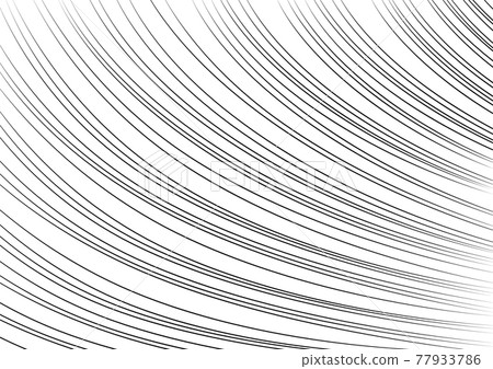 漫畫效果線圖：速度線曲線 77933786