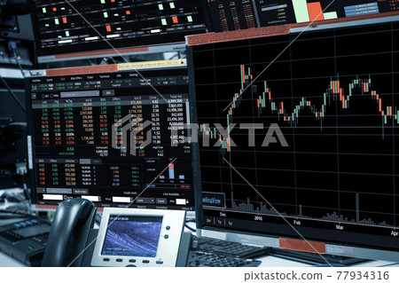 group of stock data monitor analyzing data stock market in monitoring room on the data presented in the chart, forex trading graph, stock exchange trading online, financial investment group of stock data monitor analyzing data stock market in monitoring room on the data presented in the chart, forex trading graph, stock exchange trading online, financial investment 77934316