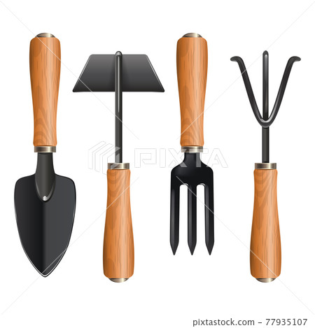 Vector Mini Gardening Tools Vector Mini Gardening Tools 77935107