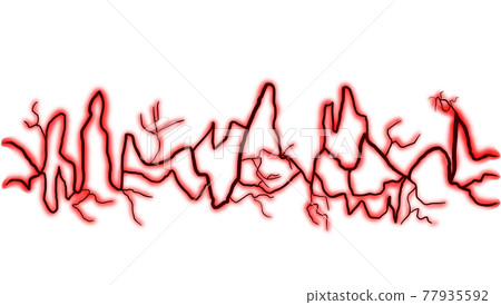 Red dark electric line 77935592