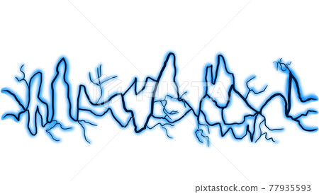 Blue dark electric line 77935593