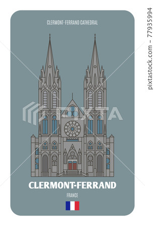 Clermont-Ferrand Cathedral, France Clermont-Ferrand Cathedral, France 77935994