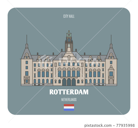 City Hall in Rotterdam, Netherlands City Hall in Rotterdam, Netherlands 77935998