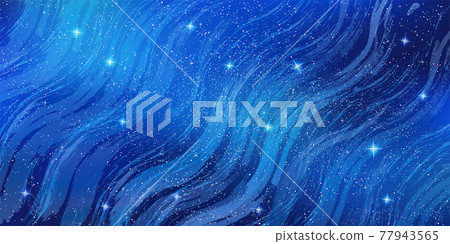 Tanabata銀河夜空背景 Tanabata銀河夜空背景 77943565