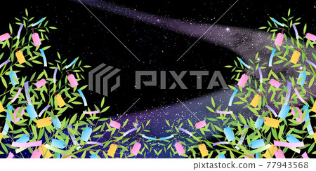Tanabata Milky Way Sasa background 77943568