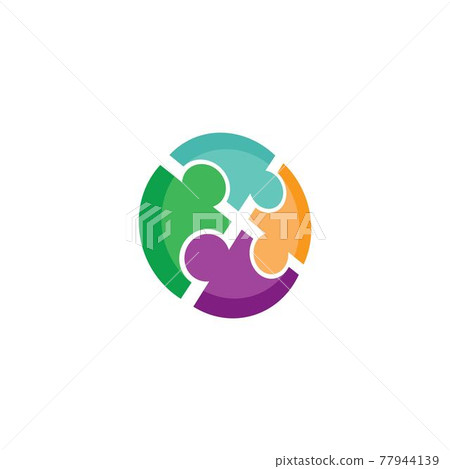 Community, network and social logo 77944139