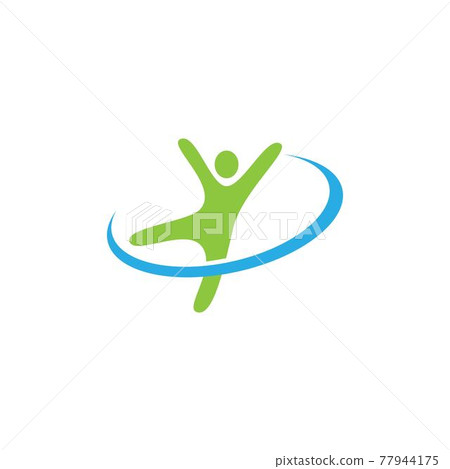 Healthy Life people Logo 77944175
